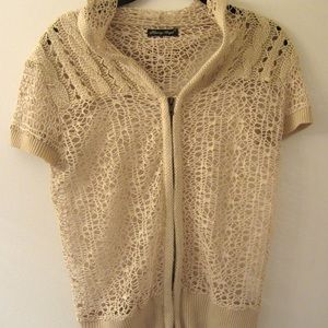 Womens Harry Angel Hooded Sweater Jacket Sz M